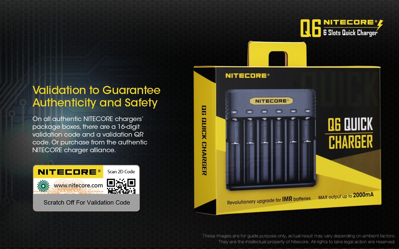 Carregador Q6 Quick - Nitecore