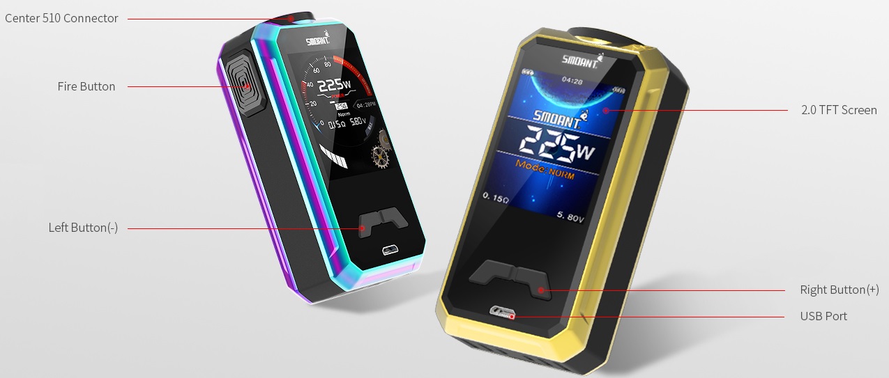 cascade charon mini smoant mod