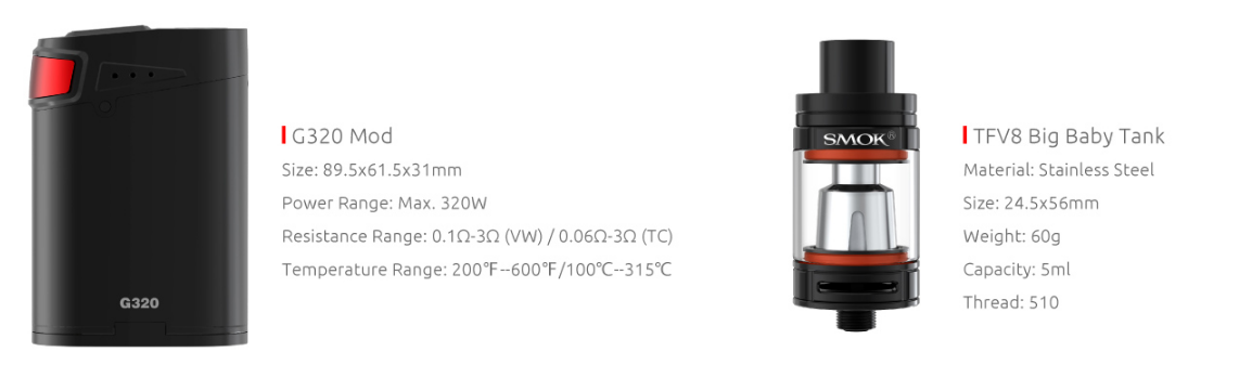 Kit G320 - Smok