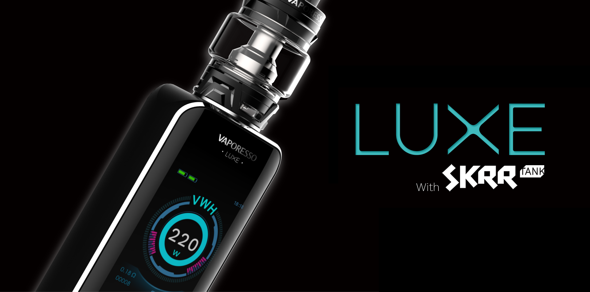 Kit LUXE c/ tanque SKRR - Vaporesso