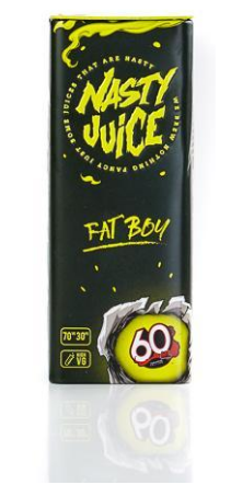 Nasty Juice FatBoy sabor manga Freebase; vapevaportabacaria.com