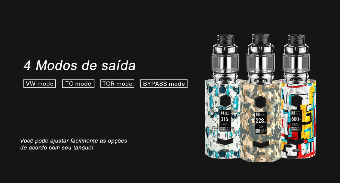 Kit Manto S Mesh 228w - Rincoe 