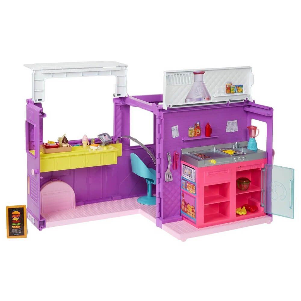 Barbie Food Truck Caminhao De Comida GMW07 Mattel Kleber Variedades