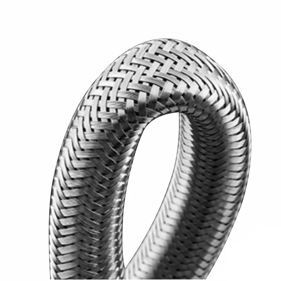 Engate / Rabicho Para Pia Flexivel  Trançado Aço Inox - Imagem 3