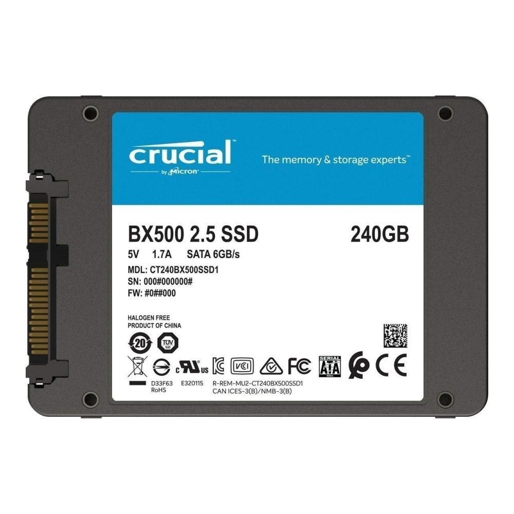 SSD Crucial BX500 240GB - Fantasy Gaming - Fantasy Gaming