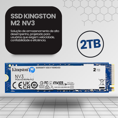 SSD Kingston NV2 M.2 NVMe - Fantasy Gaming - Fantasy Gaming