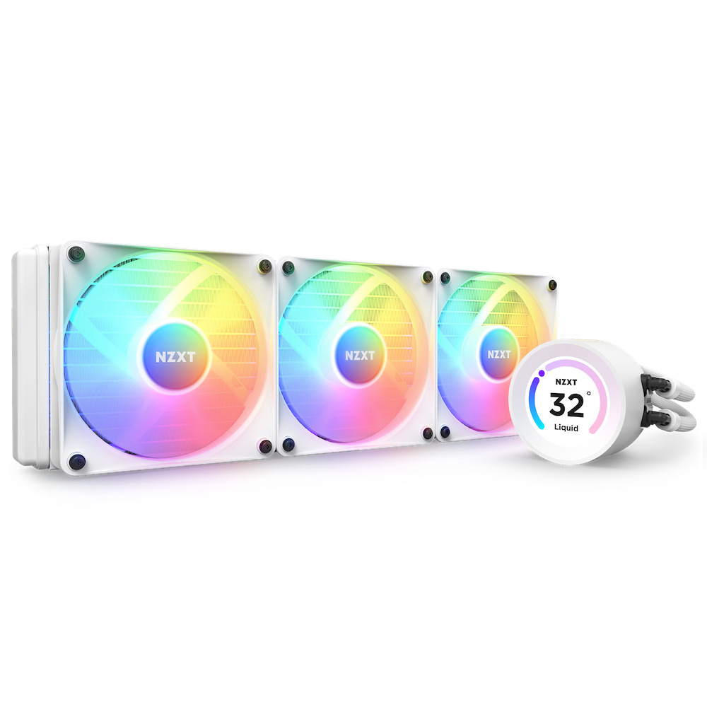 Water Cooler NZXT Kraken Elite 360 RGB White - Fantasy Gaming