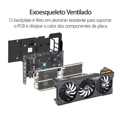 Placa de Vídeo RTX 4060 Ti OC Edition Asus TUF-FANTASY