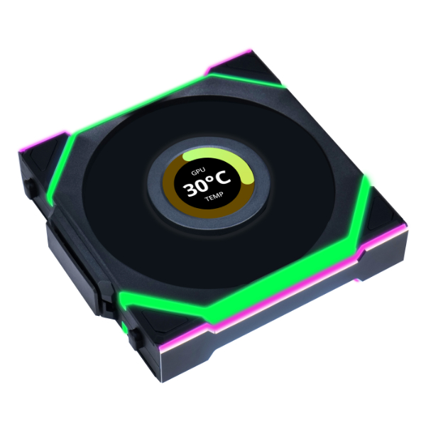 PC用ファン・クーラー Lian Li UNI FAN SL WIRELESS LCD 120 KaBuM Aperte o K e evolua em Tecnologia e Games