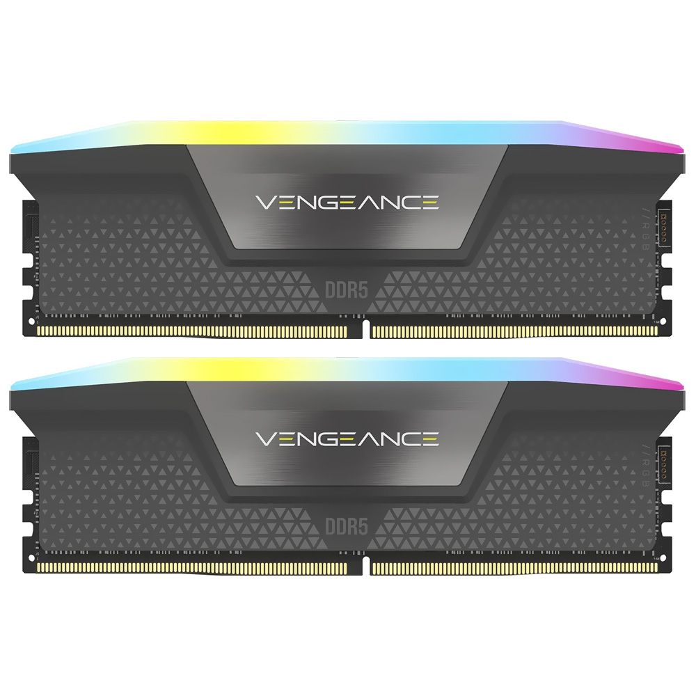 Memória RAM Corsair Vengeance RGB DDR5 64GB (2x32GB) 6000MHz