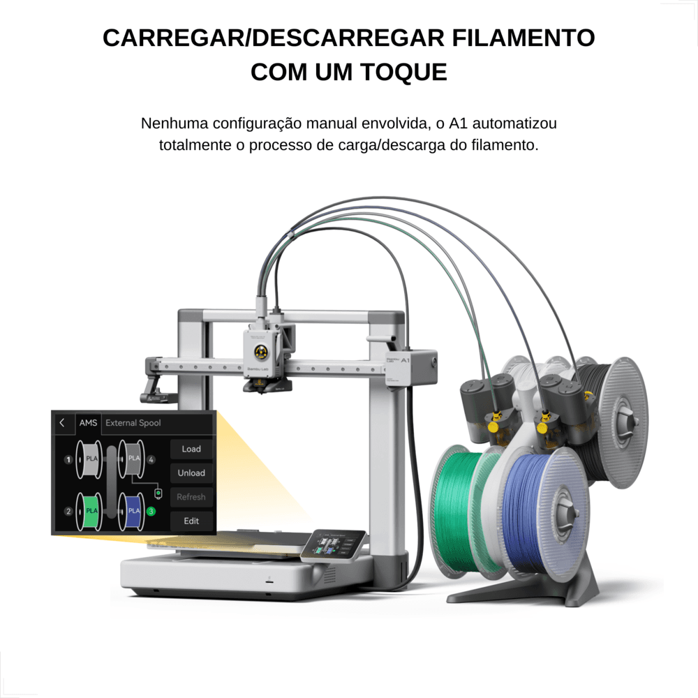 Impressora 3D Bambu Lab A1 Combo - Fantasy Gaming - Fantasy Gaming