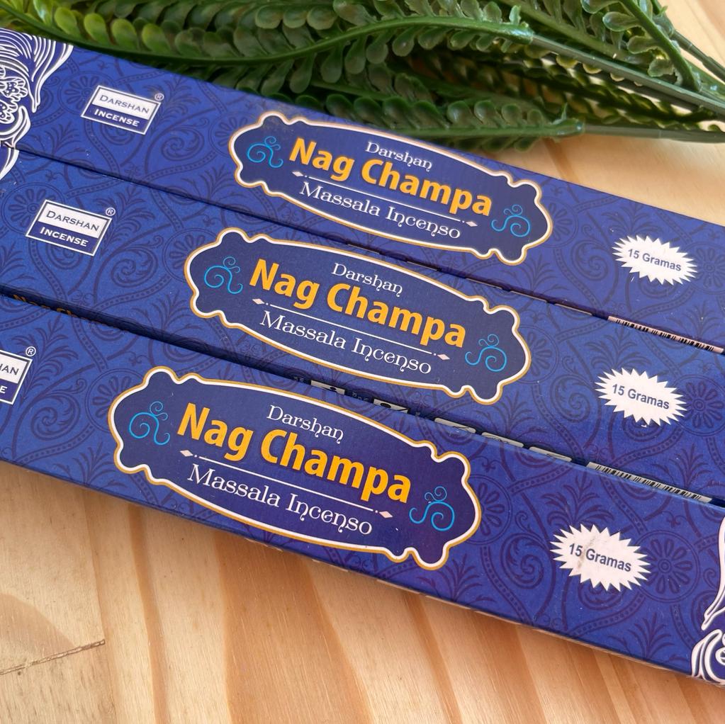 Incenso Nag Champa Darshan Massala - Loja Esotérica Fases da Lua - Produtos  Esotéricos