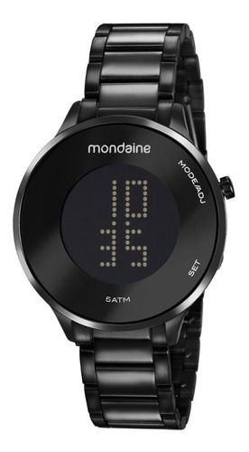 relogio mondaine digital preto