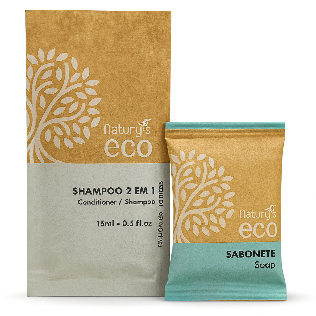 Kit Natury's Eco Sustentável Shampoo 2x1 + Sabonete | Master