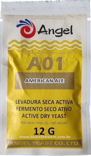 Fermento Seco A01 - Angel Yeast - 10g - Insumos do Vale - Tudo para a Sua  Cerveja