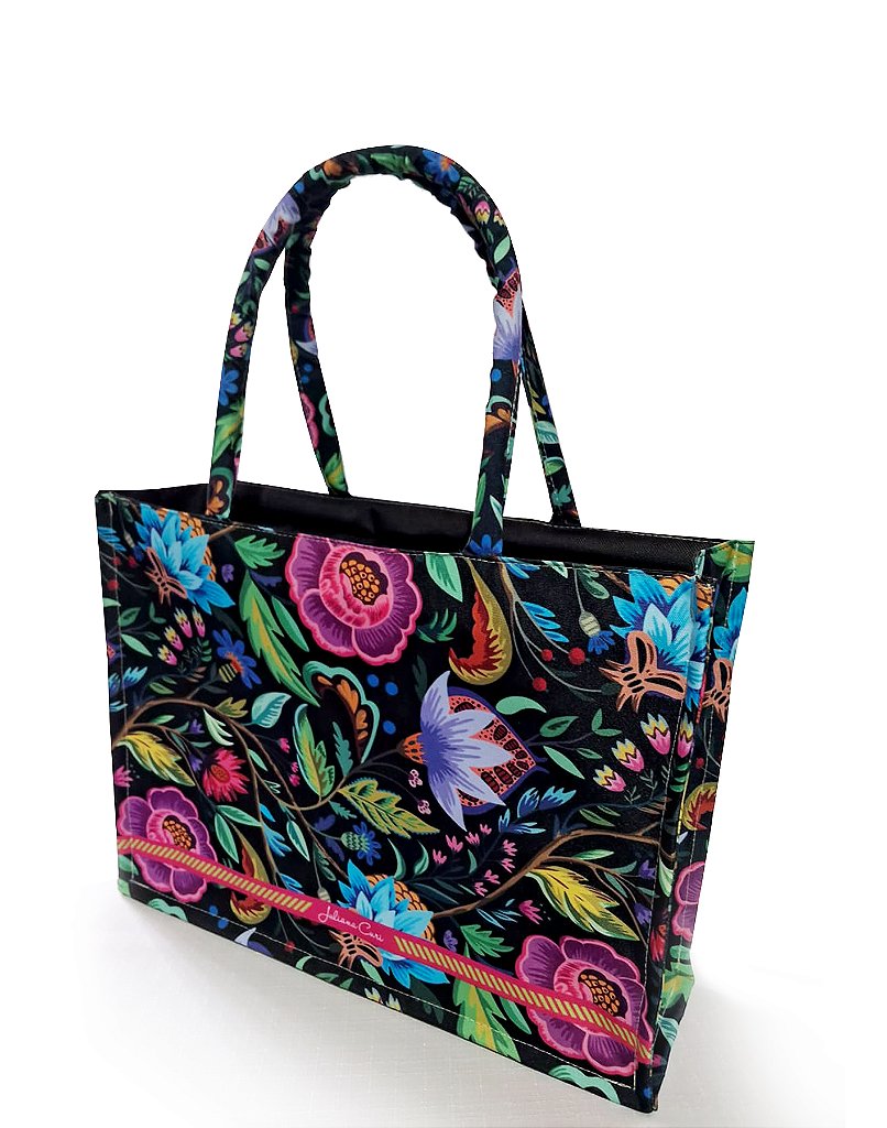 Bolsa Tote Book Estampada - Juliana Curi Design