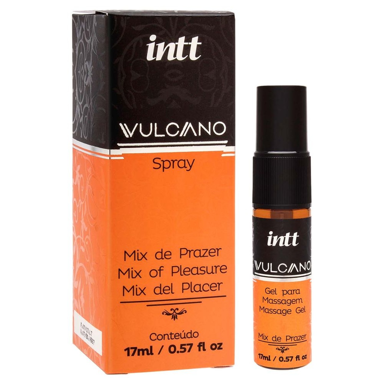 Excitante unisex vulcano Intt cosméticos - estimulador de orgasmos 