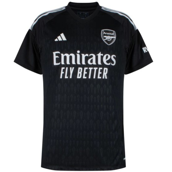Nova Camisa Arsenal Goleiro Preta Ramsdale 1 Torcedor 2023 / 2024