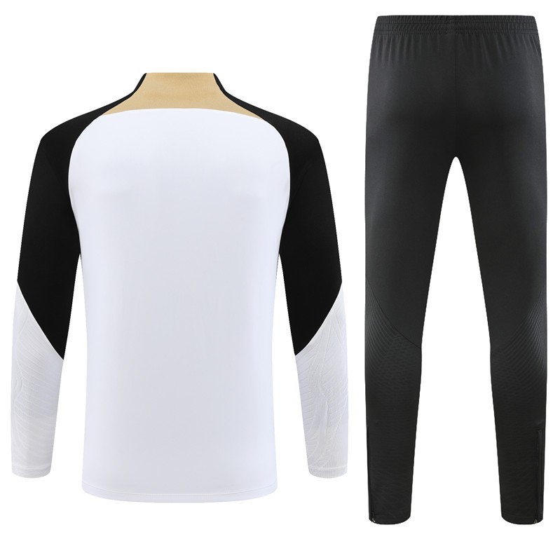 Novo Conjunto Chelsea Treino Branco E Preto 2023 / 2024 - 021