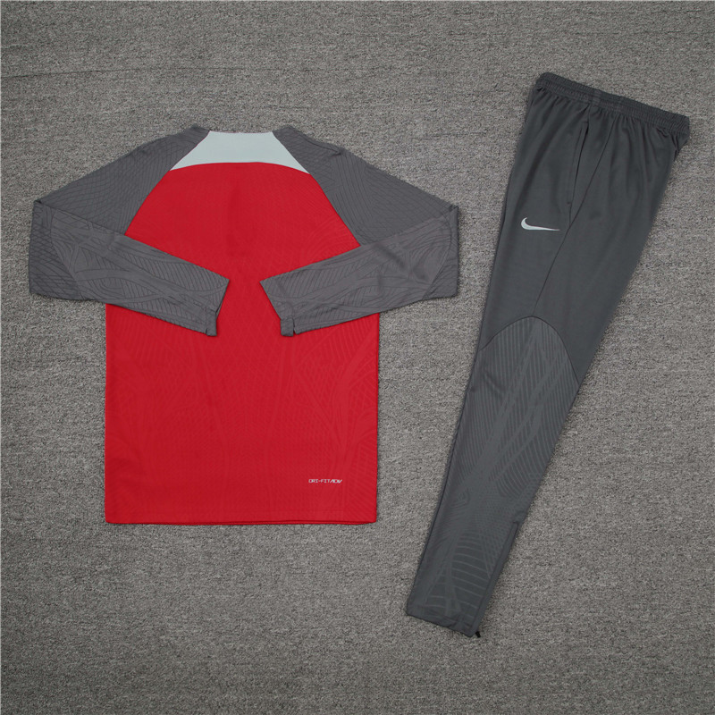 Novo Conjunto Liverpool Treino Vermelho E Cinza 2024 / 2025 - 021