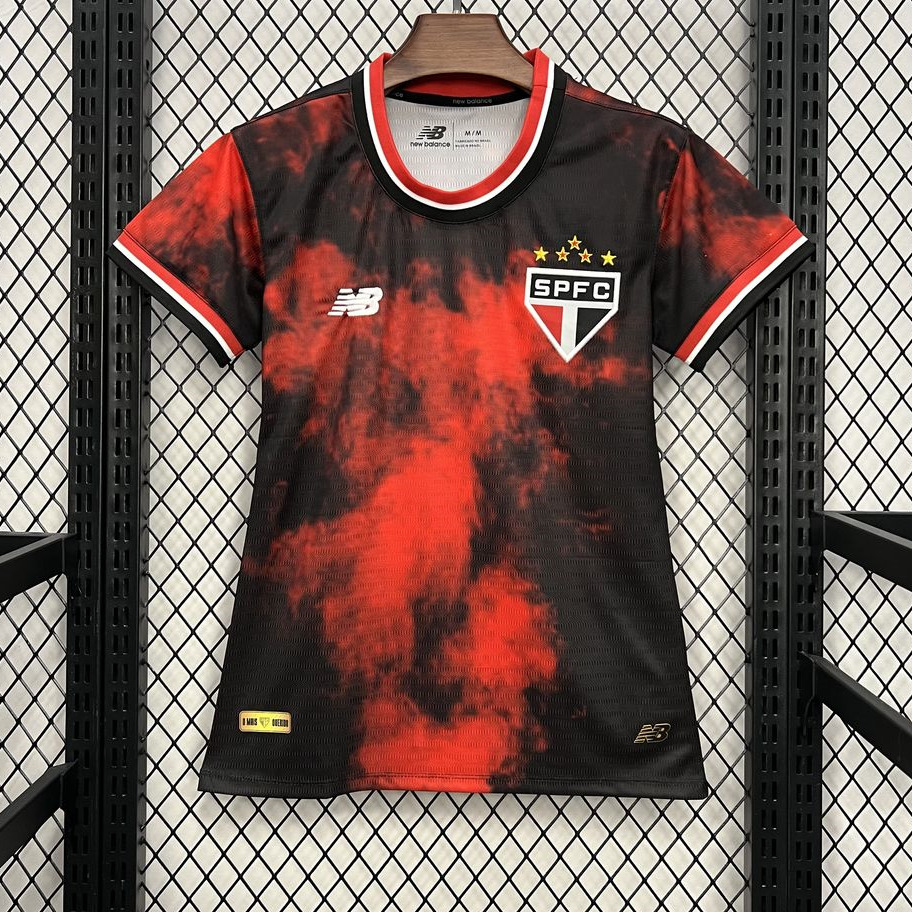 Feminina Sao Paulo Camiseta Camisa Feminina São Paulo Outubro Rosa