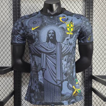 Nova Camisa Edição Jogador Brasil Versão Cristo Redentor 2024