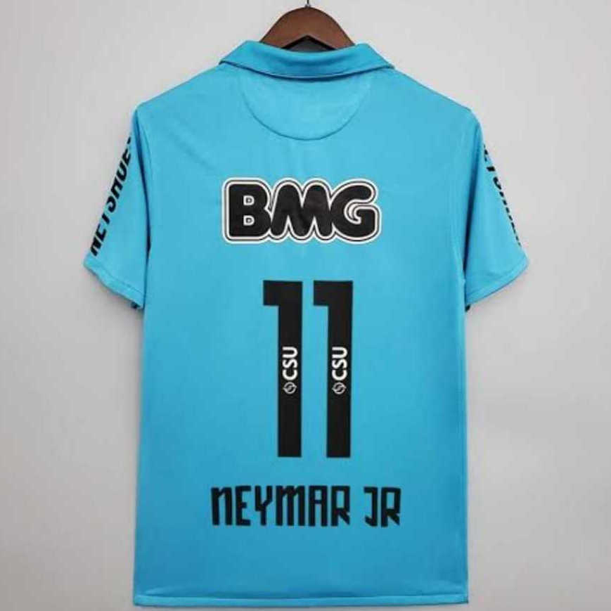 12-13 NEYMAR JR 11 Santos 半袖 ユニフォーム Camisa Retrô Santos 3 Neymar Jr 11 Torcedor 2012 / 2013 - 021