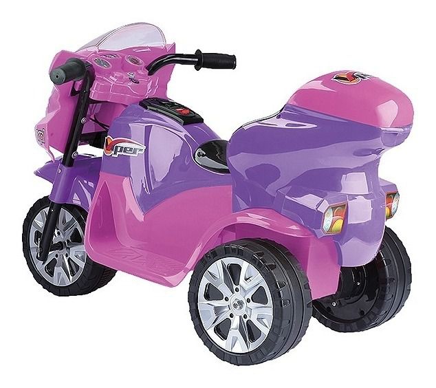 Moto eletrica infantil feminina