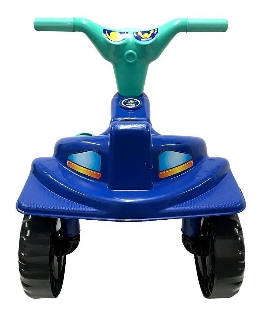 Velotrol Triciclo Motoca Motinha Tico Tico Infantil - Azul