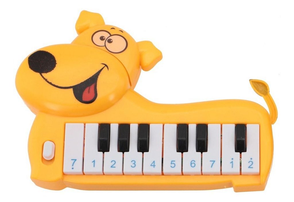 Pianinho Musical Teclado de Brinquedo para Musicalização Infantil - Glumi