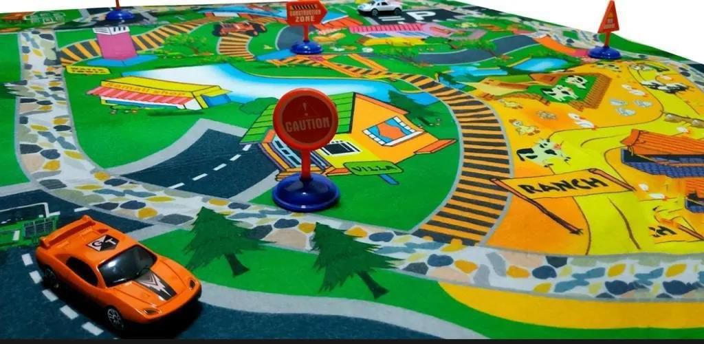 Tapete Pista Grande Cidade para Carrinhos Hot Wheels – Descrição Magazine