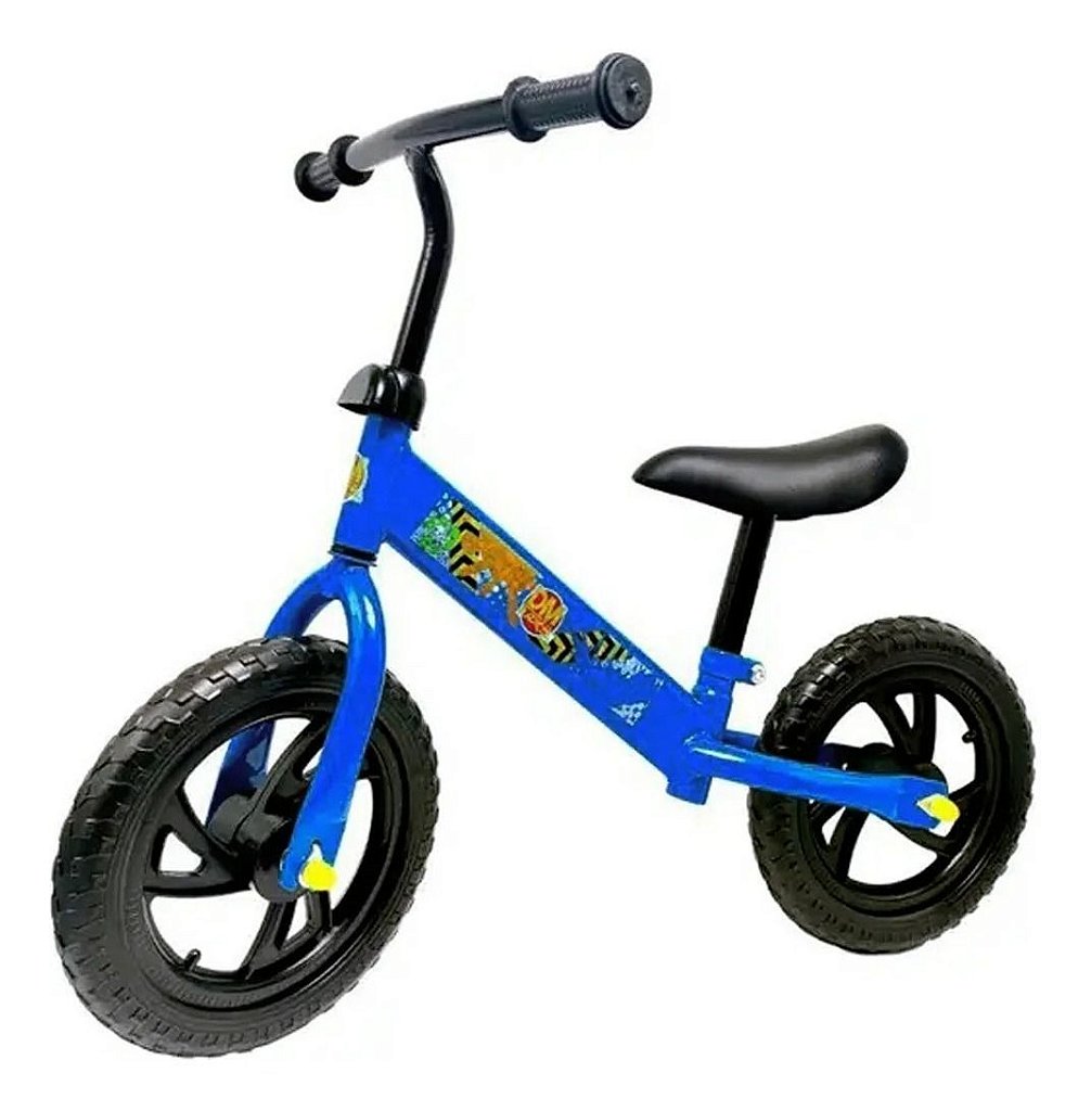 Bicicleta Infantil Aro 16 Moto Bike C/ Rodinha Menino - Glumi