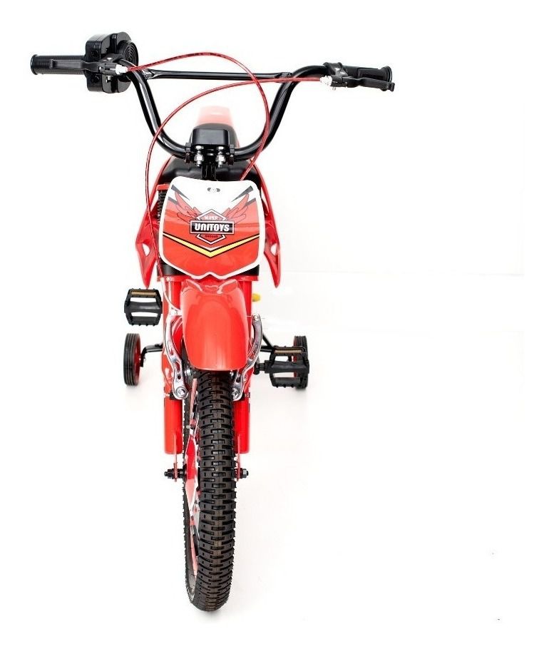 Bike Moto Cross Amarela Aro 16, Uni Toys, 1173 