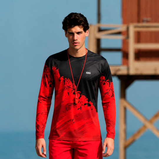 CLANE☆LONG SLEEVE SWIMWEAR 2025 CAMISA MANGA LONGA ADVENTURE - MOD 25 - SPACE SPORTS