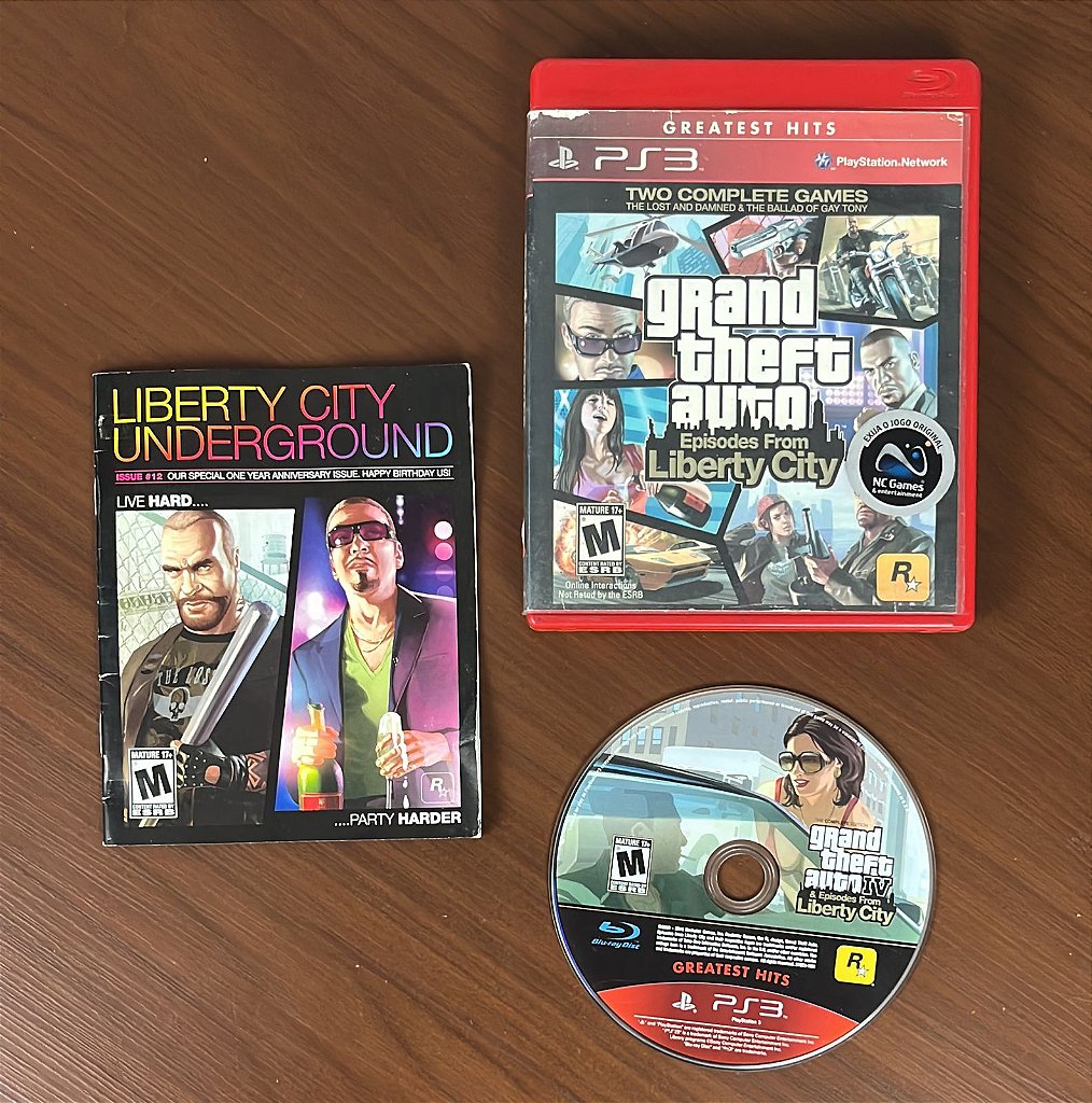 Grand Theft Auto IV - GTA 4 - Jogo PS3 Midia Fisica - Sony - GTA