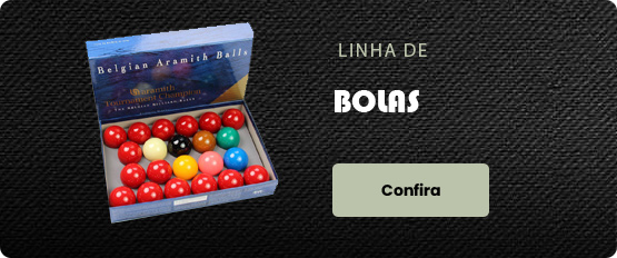 Bola de Sinuca Bilhar Snooker 8 Peças Premier 54 mm Profissional Belga  Aramith - Tudo para seu salão de jogos