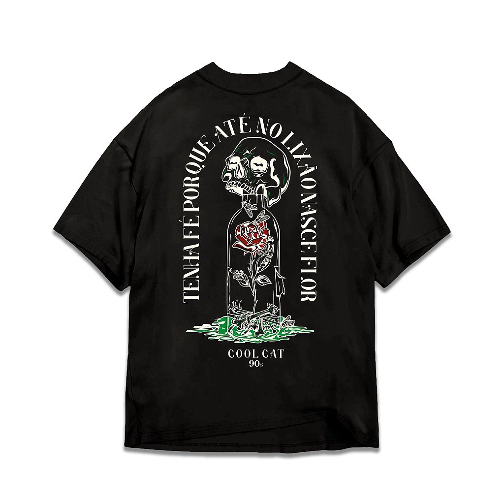Camiseta Oversized Faith - COOL CAT