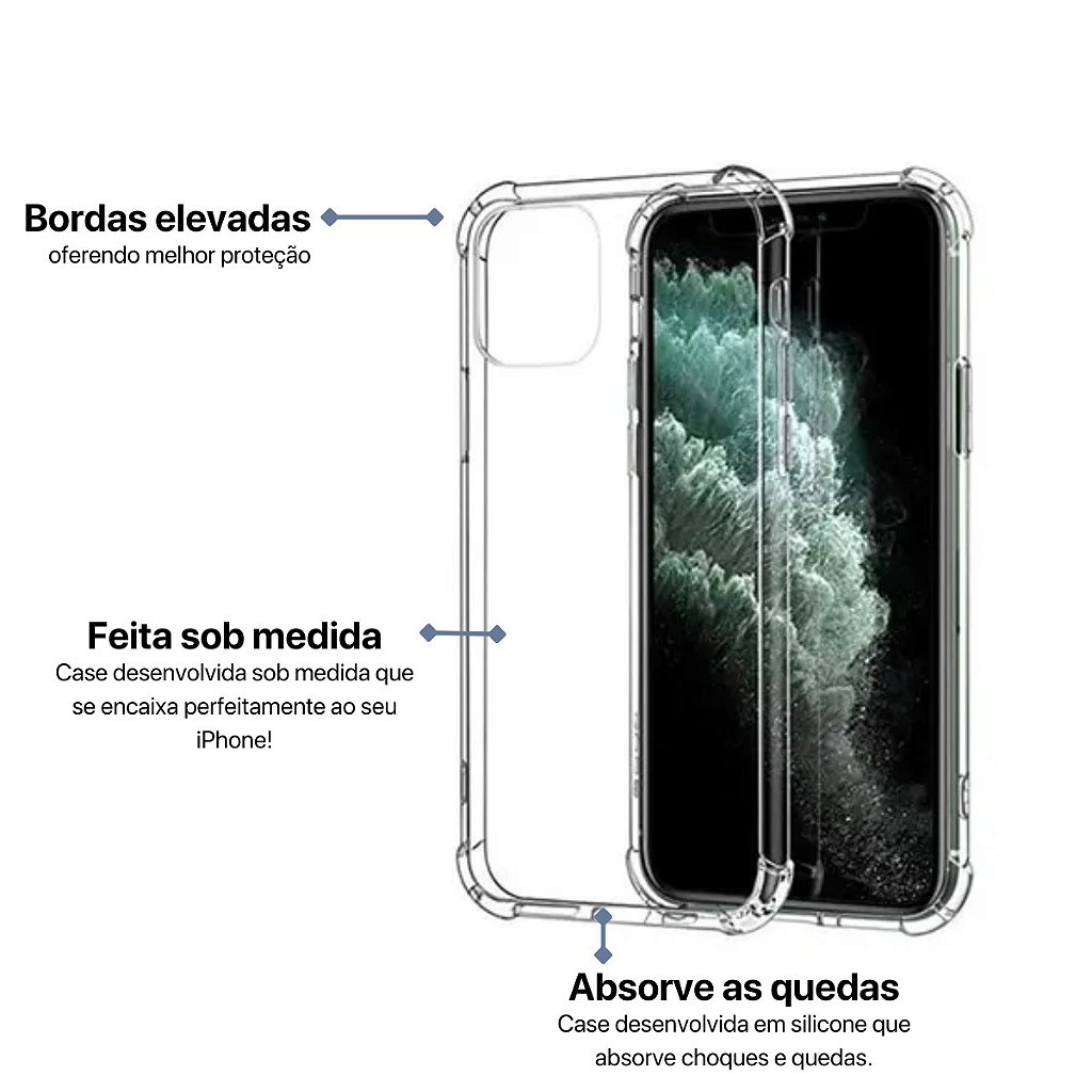 Capa Case Capinha Anti Impacto Para Iphone 13 PRO MAX Silicone