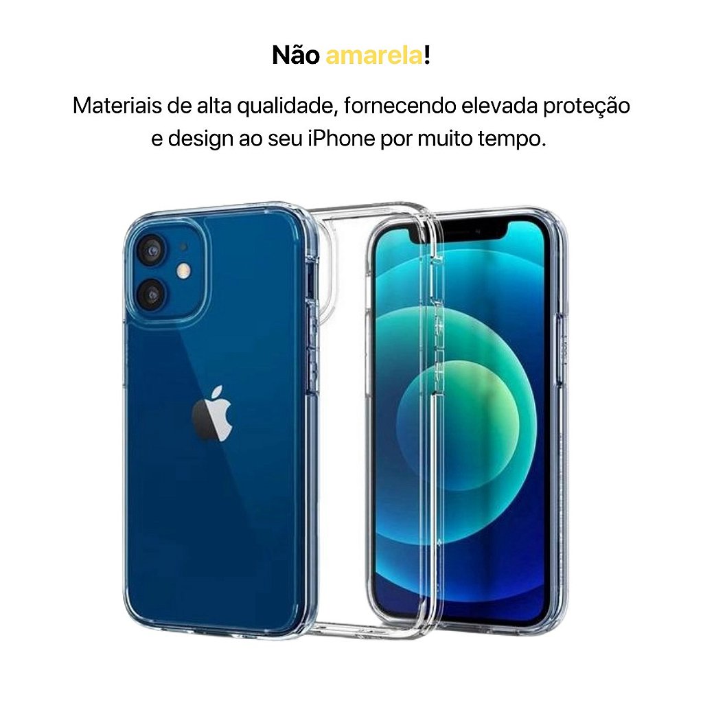 Capa Capinha Clear Case Space Para iPhone 14 / IPhone 14 Pro