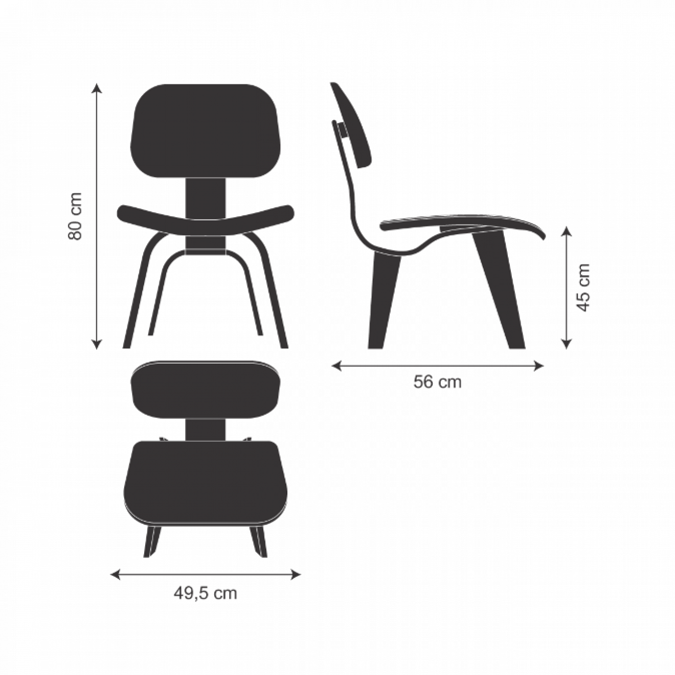 Cadeira DCW | Clássico do Design Original by Charles e Ray Eames -  buia&bigu | Mobiliário de Design, Clássicos do Design, Móveis de Design