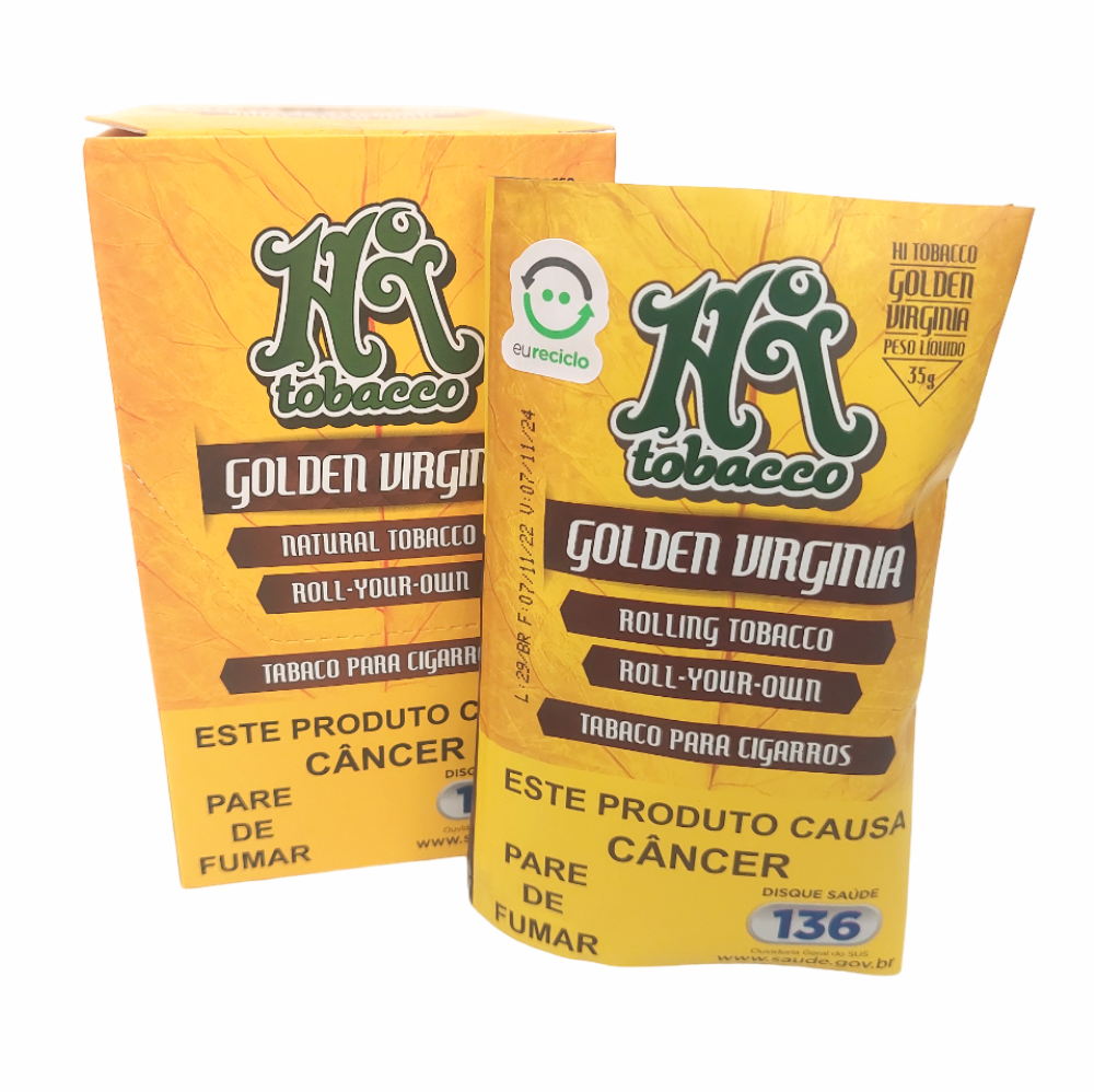 Tabaco Hi Tobacco Golden Virgínia Bag 35g - Horus58