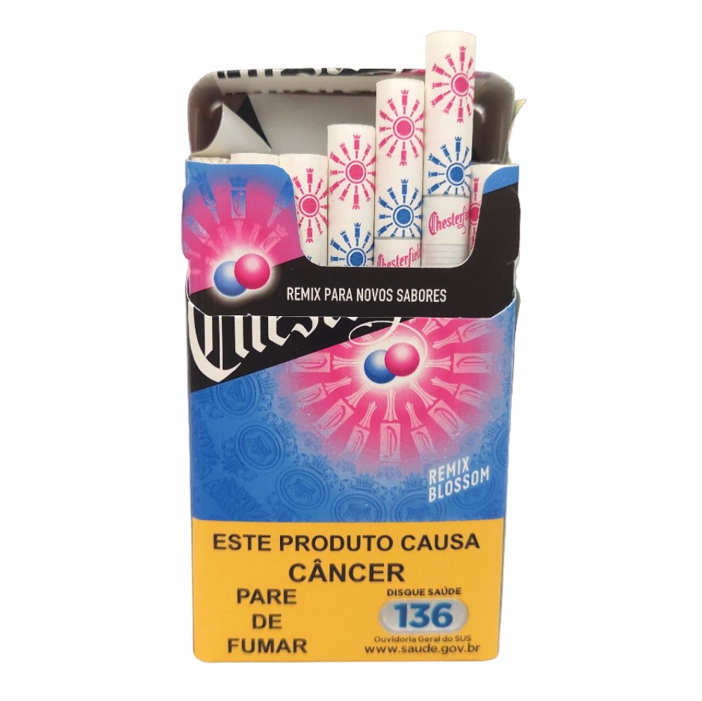 CIGARETTES リチャード・クライン Cigarro Chesterfield Remix Blossom - (Menta e Frutas Vermelhas