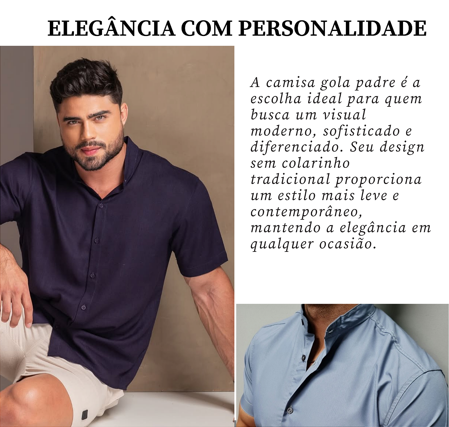 Camisa Gola Padre