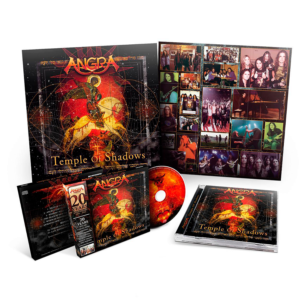 Edu Falaschi Temple of Shadows 特典セット サイン CD - Angra - Temple of Shadows 20th Anniversary (Slipcase + Pôster