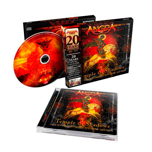 CD - Angra - Temple of Shadows 20th Anniversary (Slipcase + Pôster