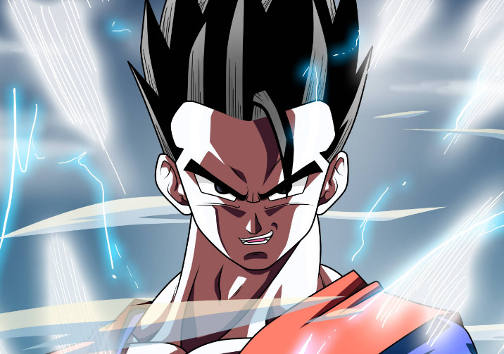 Como desenhar o Gohan