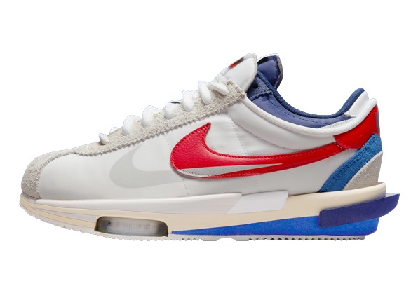 Nike Zoom Cortez SP sacai White University Red Blue - Blackapparel