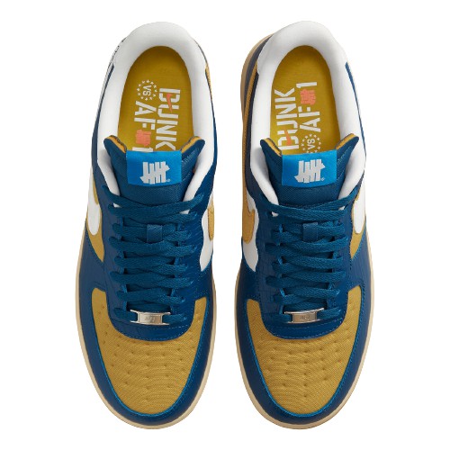 Nike Air Force 1 Low SP Undefeated 5 On It Blue Yellow Croc