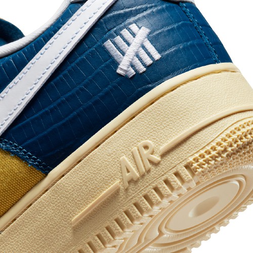 Nike Air Force 1 Low SP Undefeated 5 On It Blue Yellow Croc
