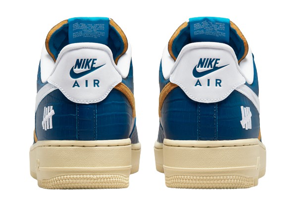 Nike Air Force 1 Low SP Undefeated 5 On It Blue Yellow Croc